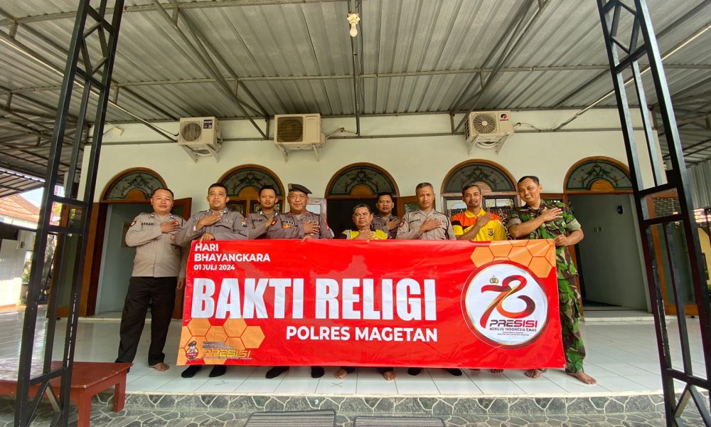 Polsek Magetan, Gelar Bakti Sosial Religi Wujudkan Toleransi dan Kerukunan Lintas&nbsp;Agama.