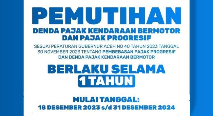 Pemutihan Denda Pajak Kendaraan 2024 di Sejumlah Provinsi di&nbsp;Indonesia