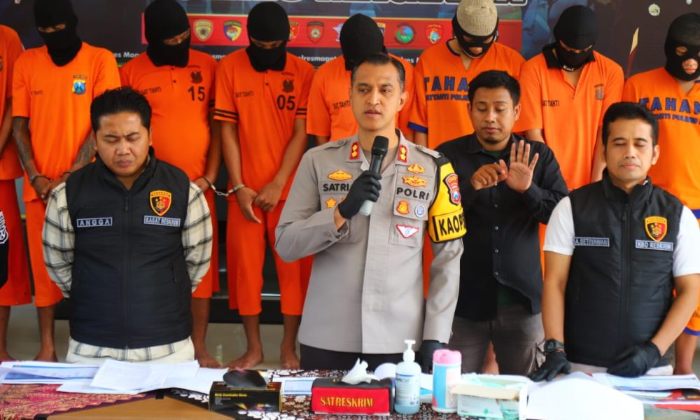 Polres Magetan Berhasil Tangkap Pelaku Sindikat Curanmor Asal&nbsp;Ngawi.