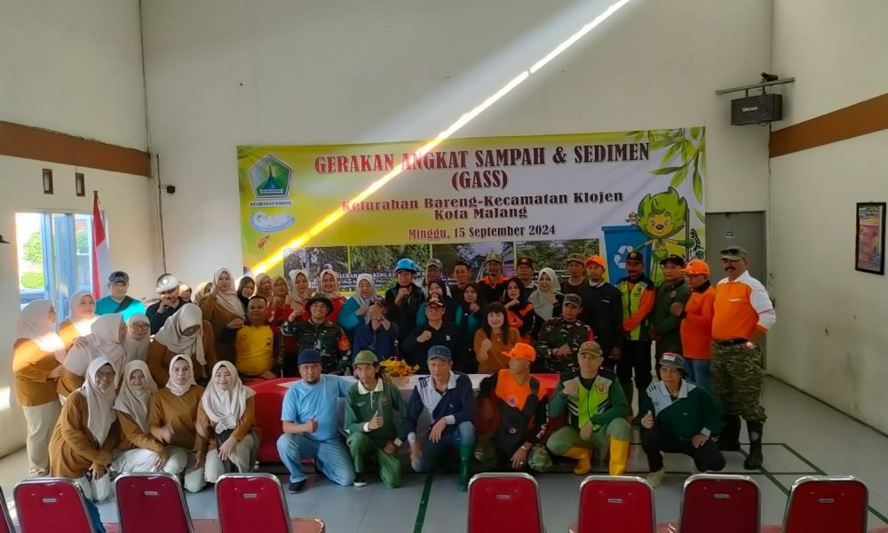 Sinergitas TNI bersama Masyarakat untuk Sukseskan GASS Kelurahan Bareng 2024.