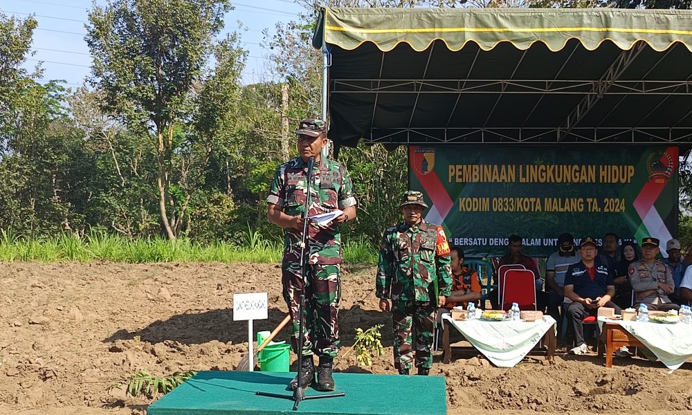 Kodim 0833/Kota Malang Gelar Program Pembinaan Lingkungan Hidup Tahun&nbsp;2024.